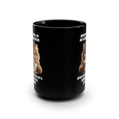 Grumpy Cat Not A Morning Person Quote Mug, 15 oz