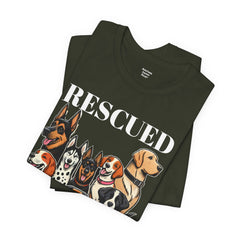 RESCUED IS MY Favorite Breed - Unisex Jersey Short Sleeve Tee