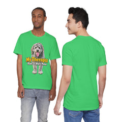 My Therapist Has A Wet Nose Personalized with your dog(s) image T-Shirt