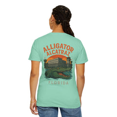 Alligator Alcatraz T-Shirt, Vintage Style Tee, Florida Souvenir Shirt, Unisex Graphic Top, Comfortable Casual Wear