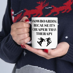 Snowboarding Therapy - Ceramic Mug