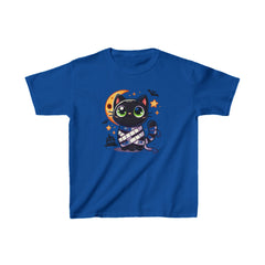 Cute Mummy Cat  - Kids Heavy Cotton™ Tee