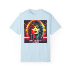 80s Music Love Is A Battlefield - Graphic Comfort Colors Garment Dyed Shirt