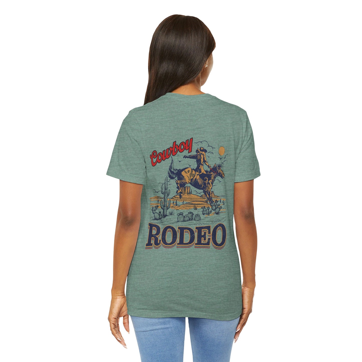 Cowboy Rodeo Vintage Style Graphic TShirt