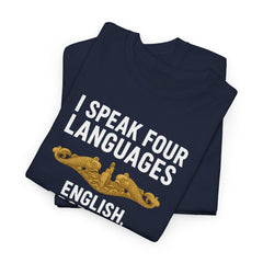 Funny United States Submarine Officer Multilingual T-Shirt