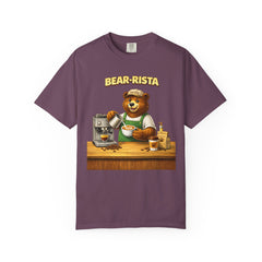 Bear‑Rista Coffee T‑Shirt — Cute Barista Bear Graphic Tee
