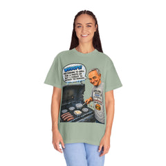 Grill Master Grandpa Funny BBQ T-Shirt — "Whoops! Pretending to Grill for a Photo" Graphic Tee