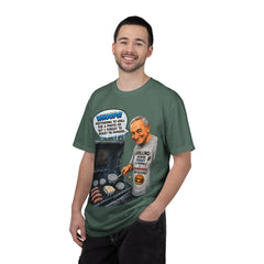 Grill Master Grandpa Funny BBQ T-Shirt — "Whoops! Pretending to Grill for a Photo" Graphic Tee