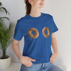 Funny Sexist Bagel Tee - The Bagels Are Hot Come An Get Em Graphic Shirt