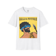 Hallo Future Pop Art Guy Unisex Softstyle T-Shirt