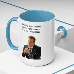 Harvey Specter Quote - 11oz 15oz Accent Coffee Mug