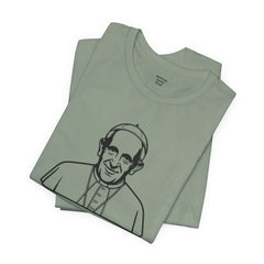 Pope Francis Tribute Tee - Faith, Service, Humility, 1936-2025