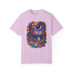 Mystical Psychedelic Moonlit Forest T-Shirt