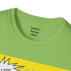 GET ME A PIZZA Cat Pop Art Unisex Softstyle T Shirt  For the Feline or Pizza Lover in all of us.