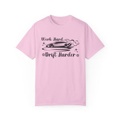 Sports Car Drift Unisex T-Shirt - Work Hard, Drift Harder