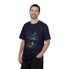 Moonlit Forest T-Shirt – Nature Lover Camping Shirt