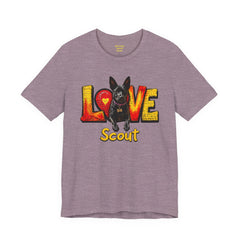 Personalized Love Your Dog T-Shirt — Designed with your dogs name and picture Graphic Tee