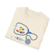 Doctor or Nurse - Unisex Softstyle T-Shirt | Health Worker Awareness, Medical Wear, Scrubs Lover, Hospital Staff Gift, Gift For Him