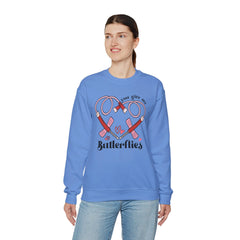 You Give Me Butterflies - Unisex Heavy Blend™ Crewneck Sweatshirt