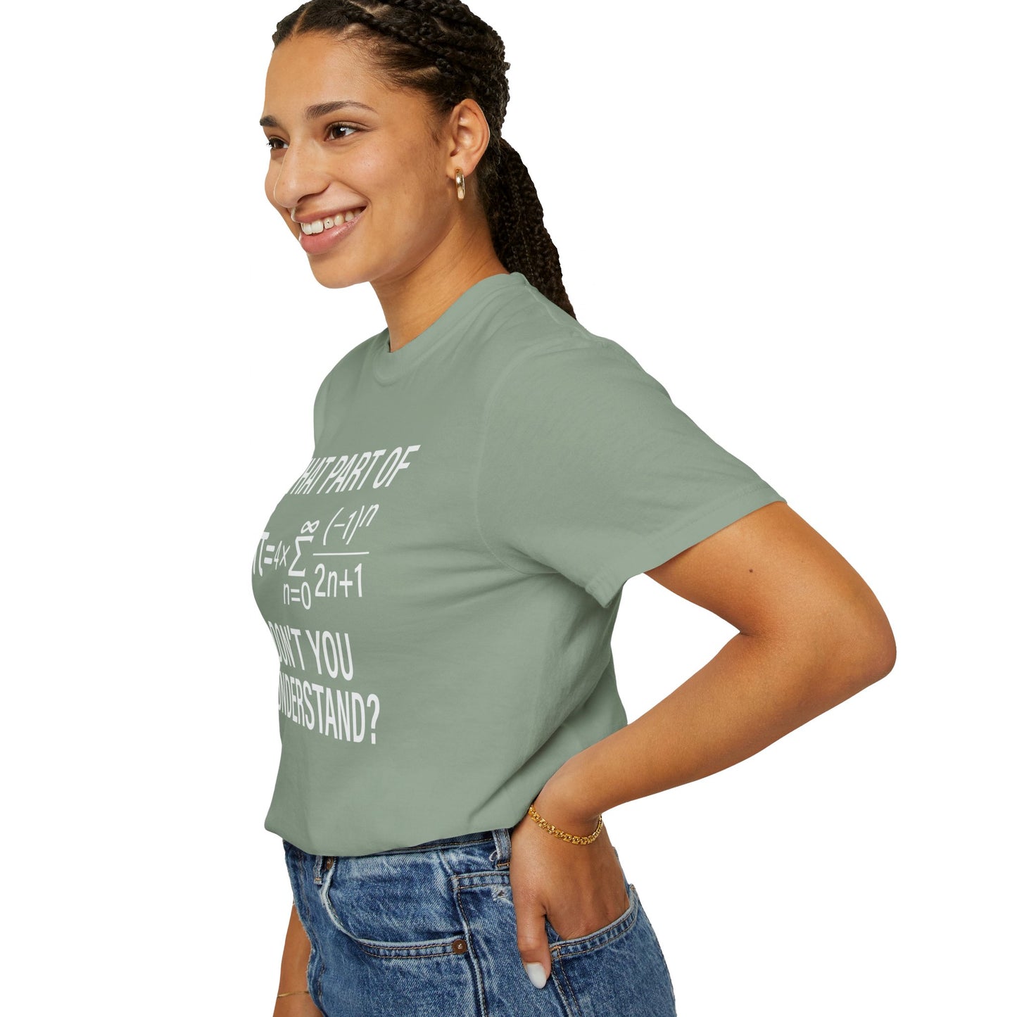 What Part of The Pi Equation Don't You Understand, Comfort Colors Unisex Garment-Dyed T-shirt