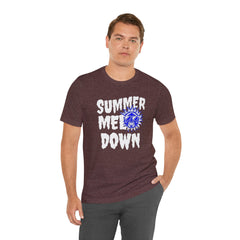 Summer Meltdown Graphic Tee — "Summer Melt Down" Sun Design