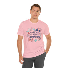 Coastal Fourth of July Tee – "America But Make It Coastal" Graphic T-Shirt