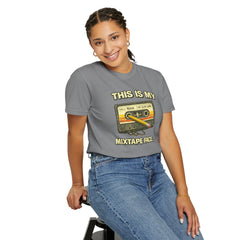 Mixtape Face T-Shirt — Retro Cassette Music Graphic Tee