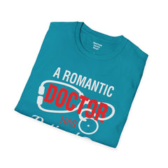 Romance Doctor - Unisex Softstyle T-Shirt | Nurse Awareness, Medical Wear, Gift For Her, Scrubs Lover, Hospital Staff Gift, Registered Nurse