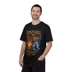 250th Anniversary - From the Bushnell Turtle to the Virginia Class Submarine 1776-2026 Tee
