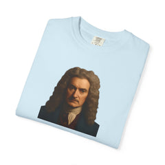 Isaac Newton Quote T-Shirt — "Gravity wasn't my idea" Scientific Humor Tee