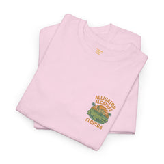 Alligator Alcatraz Unisex Heavy Cotton Tee, Florida Souvenir Shirt, Travel Gift, Vintage Style Tee, Nature Lover Apparel