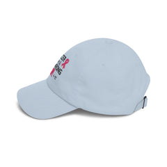 Cancer Picked the Wrong Girl Dad Cap – Breast Cancer Survivor Support Hat