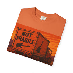 Not Fragile Unisex Garment-Dyed T-Shirt -BTO Inspired Vintage Guitar Graphic Tee