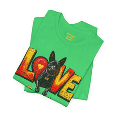 Personalized Love Your Dog T-Shirt — Designed with your dogs name and picture Graphic Tee