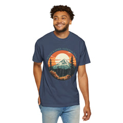 Mount Rainier National Park Graphic, Comfort Colors Soft Relaxed Fit Unisex Garment-Dyed T-shirt