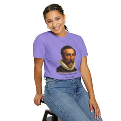 Kepler Coffee Quote T-Shirt — Astronomy Nerd Vintage Portrait Tee