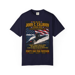 USS John C. Calhoun SSBN-630 Submarine Tribute T-Shirt — Forty One For Freedom Patriotic Tee