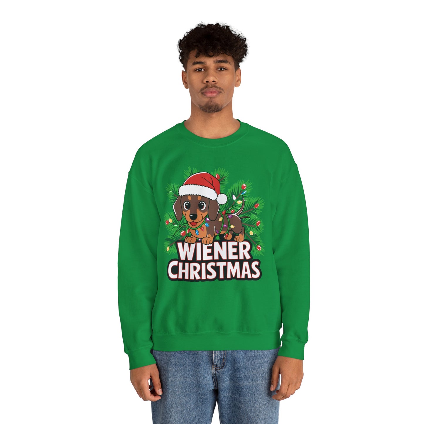 WEINER  CHRISTMAS - Unisex Heavy Blend™ Crewneck Sweatshirt