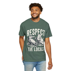 Alligator and Manatee Respect the Locals T-Shirt — Vintage Beach Vibes Graphic Tee