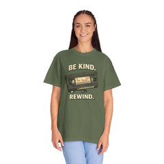 Be Kind Rewind Cassette T-Shirt — Retro 80s Vintage Tape Tee