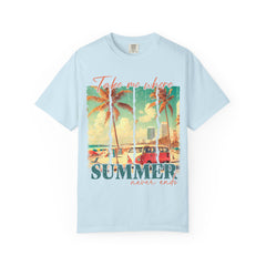 Summer Vibes Graphic T-Shirt - "Take Me Where Summer Never Ends"