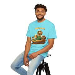 Golden Retriever Brewer Beer T-Shirt — Cute Brew-Dog Graphic Tee
