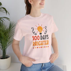 100 Days of School Brighter Teacher Appreciation T-Shirt