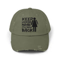 Amputee humor cap, Keep Looking Maybe It Waill Grow Back, distressed hat, amputee awareness gift, funny gift, recovery encouragement gift