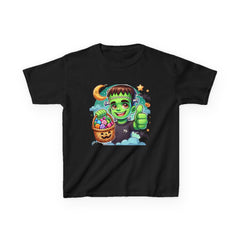 Kids Halloween Frankenstein Monster Tee