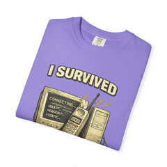 I Survived Dial-Up Vintage Tech T-Shirt