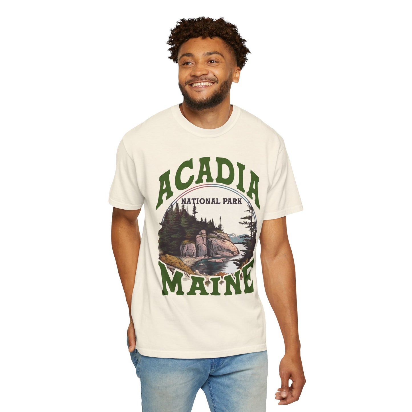 Arcadia National Park, Comfort Colors Soft Relaxed Fit Unisex Garment-Dyed T-shirt