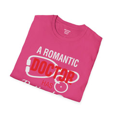 Romance Doctor - Unisex Softstyle T-Shirt | Nurse Awareness, Medical Wear, Gift For Her, Scrubs Lover, Hospital Staff Gift, Registered Nurse