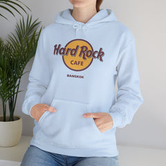 Hard Rock Cafe Bangkok Vintage Logo Hoodie — Retro Pullover