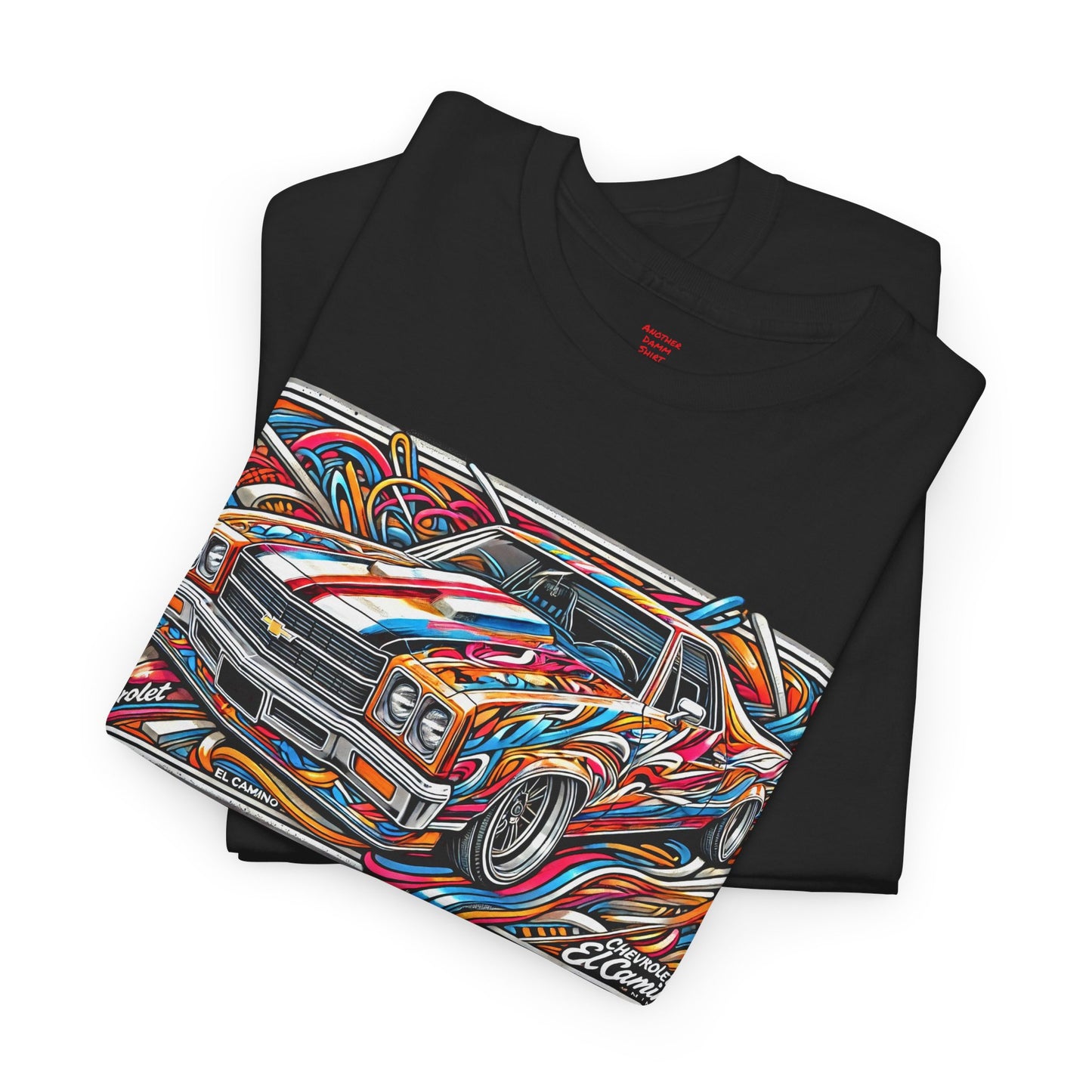 Graffiti Mania Chevrolet El Camino Graphic - Unisex Heavy Cotton Tee